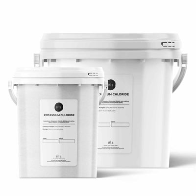 Potassium Chloride Powder Tub - Pure KCL E508 Food Grade Salt Replacer Bulk
