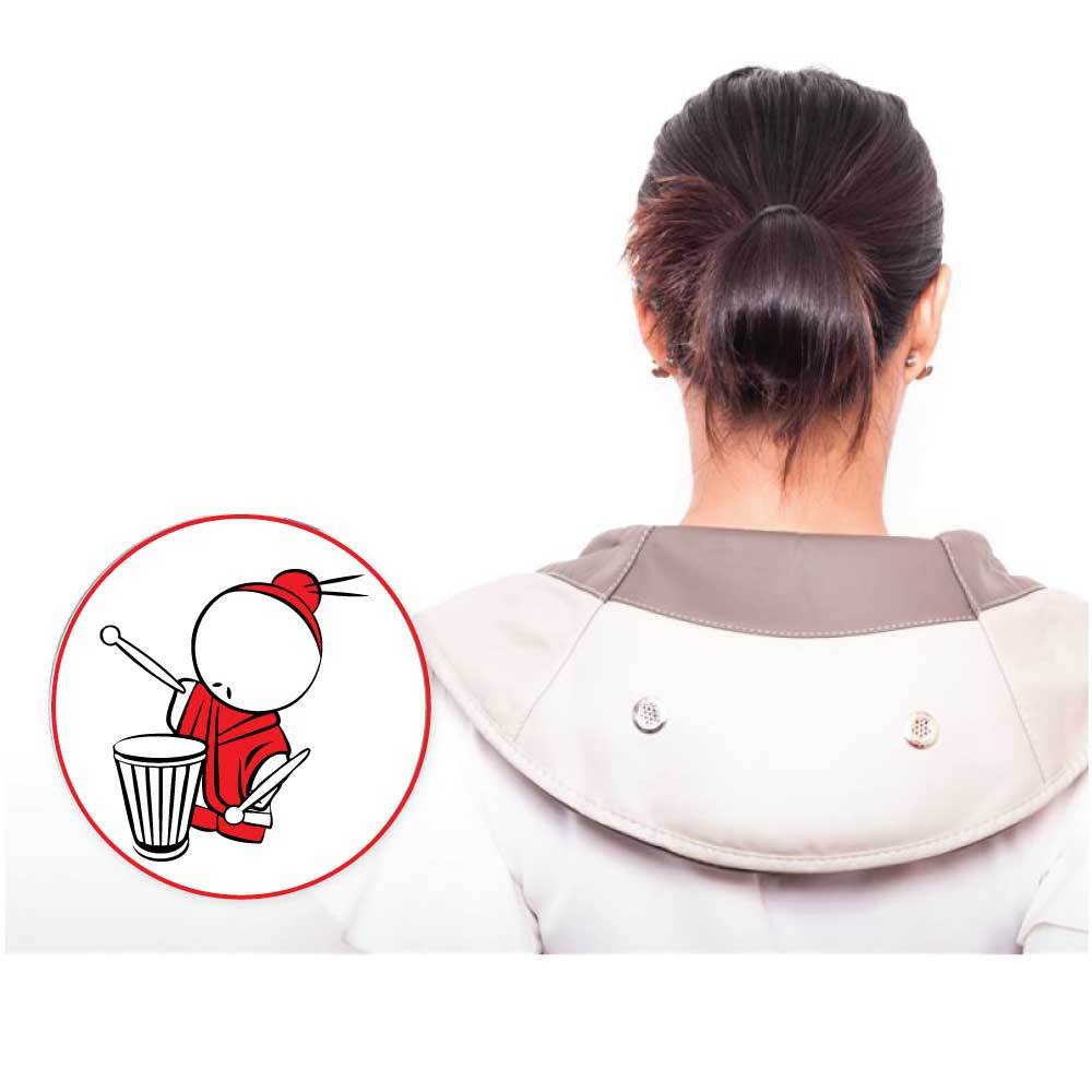 Power Drum Tapping Massager - Cervical Percussion Massage - Neck Shoulders