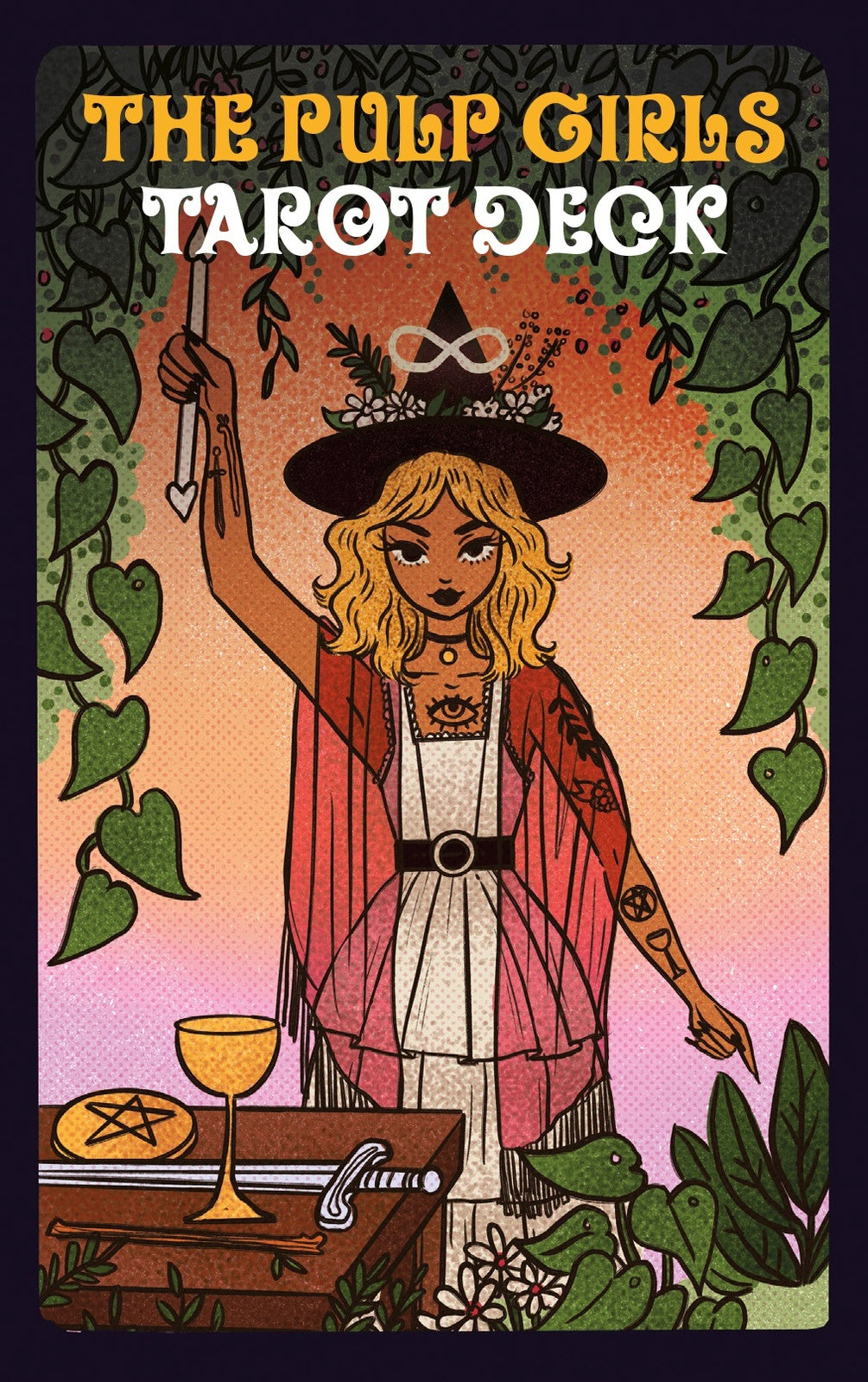 Pulp Girls Tarot Deck, The: A 78-Card Deck of Magic and Affirmations