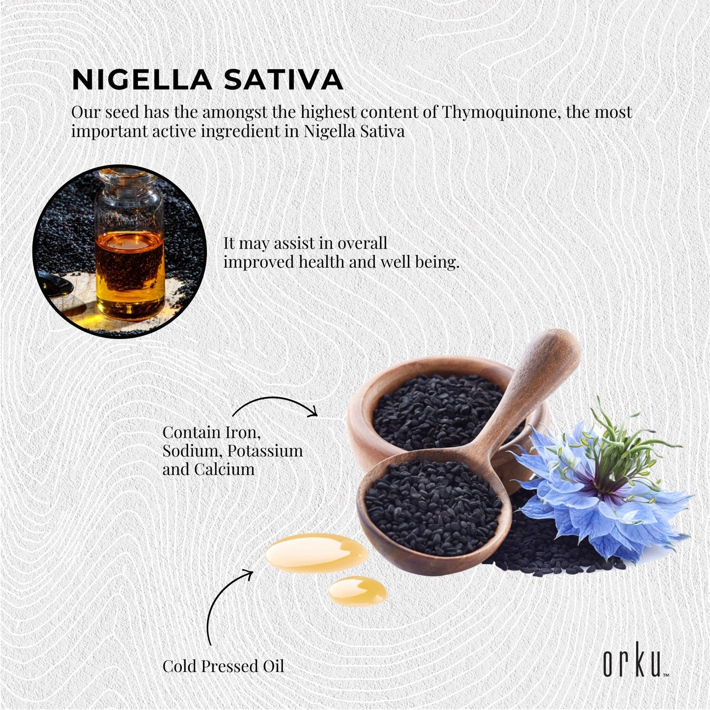 Pure Black Seed Oil - 100% Ethiopian Nigella Sativa Cumin Cold Pressed