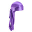 Purple Durag Silky Feel Doo Head Wrap Bandana Soft Cap Unisex Mens Womens Wrap