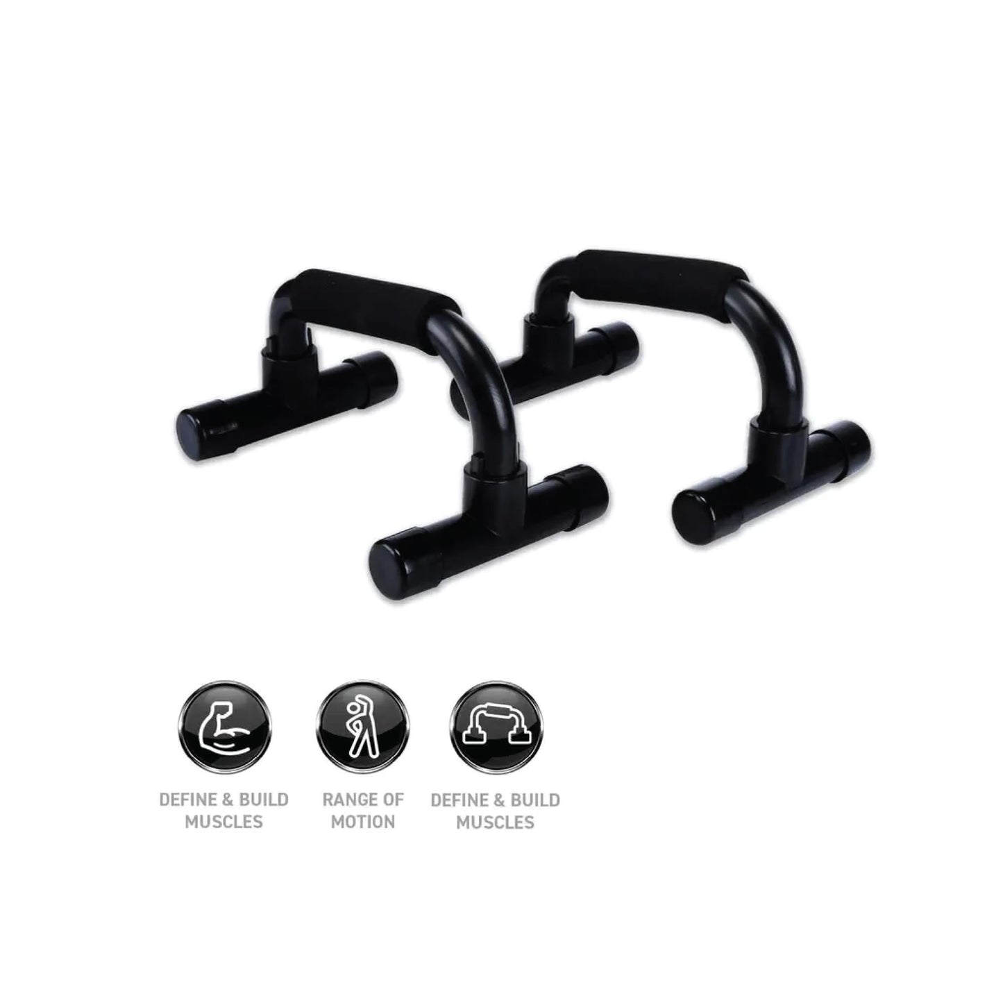 Push Up Bars Foam Grip Handles Workout Press Home Gym Fitness Stand Equipment