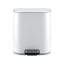 Cefito 20L Trash Bin Steel Pedal Bins Soft Close Kitchen Rubbish Waste Can White