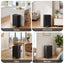 Cefito 30L Pedal Rubbish Bin Kitchen Trash Garbage Waste Can Soft Close Black