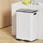Cefito Pedal Bins Rubbish Bin Dual Compartment Waste Recycle Dustbins 60L White