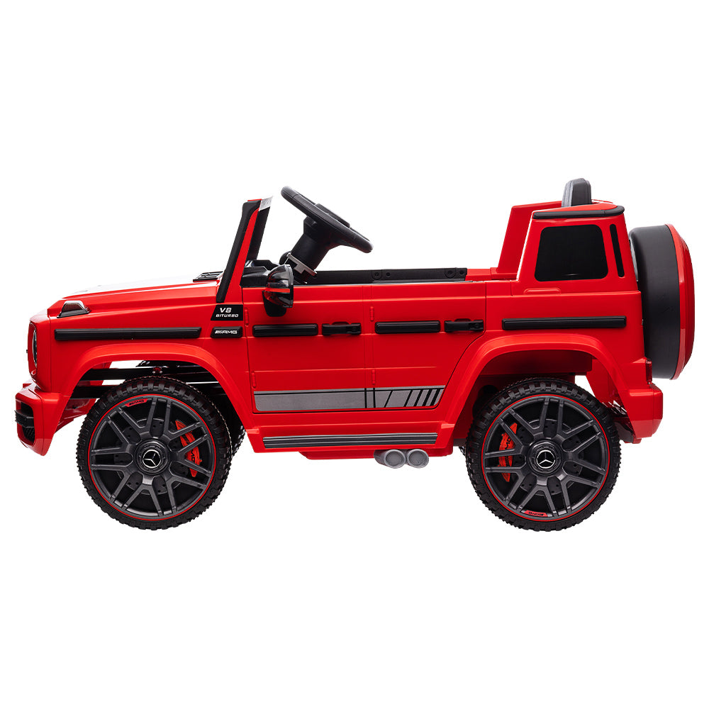 Kids Ride On Car Electric Mercedes-Benz Licensed Toys 12V Battery Red Cars AMG63