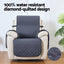 Artiss Recliner Chair Cover Water Repellent Non Slip Grey