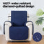 Artiss Recliner Chair Cover Water Repellent Furniture Protector Armchair Slipcover, Navy Blue
