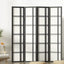 Artiss Room Divider Screen Privacy Wood Dividers Stand 4 Panel Nova Black