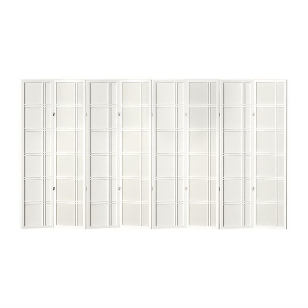 Artiss 8 Panel Room Divider Screen 353x179cm Nova White – Ozdingo