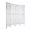 Artiss 4 Panel Foldable Wooden Room Divider - White