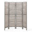 Artiss 4 Panel Room Divider Screen 163x170cm Louver Grey