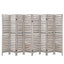 Artiss 8 Panel Room Divider Screen 326x170cm Louver Grey