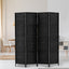 Artiss 4 Panel Room Divider Screen Privacy Timber Foldable Dividers Stand Black