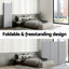 Artiss 3 Panel Room Divider Screen 260x180cm Fabric Grey