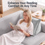 Giselle Bedding Back Pillow for Sitting in Bed, No-Collapse 25D High-Density Base, Ergonomic Lumbar Support Pillow for Gaming, Nursing & Floor Tatami, 90% Shredded Sponge Cushion with Washable Velvet Cover