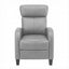 Artiss Massage Recliner Chair Small Recliner Sofa for Adults Fabric Grey
