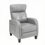 Artiss Massage Recliner Chair Small Recliner Sofa for Adults Fabric Grey