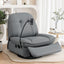 Artiss Manual Swivel Rocker Recliner with USB Ports Rocking Chair Nursery Sofa Lounge
