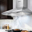 Devanti 600mm Range Hood 60cm Rangehood Stainless Steel