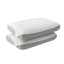 ROOMSENSE Reversible Dual-Sided Memory Foam Pillow, Ice-Cooling & Warm Fabric Sides, 55D Ultra-High Density Ergonomic Contour Pillow for Neck Pain Relief, Back & Side Sleepers