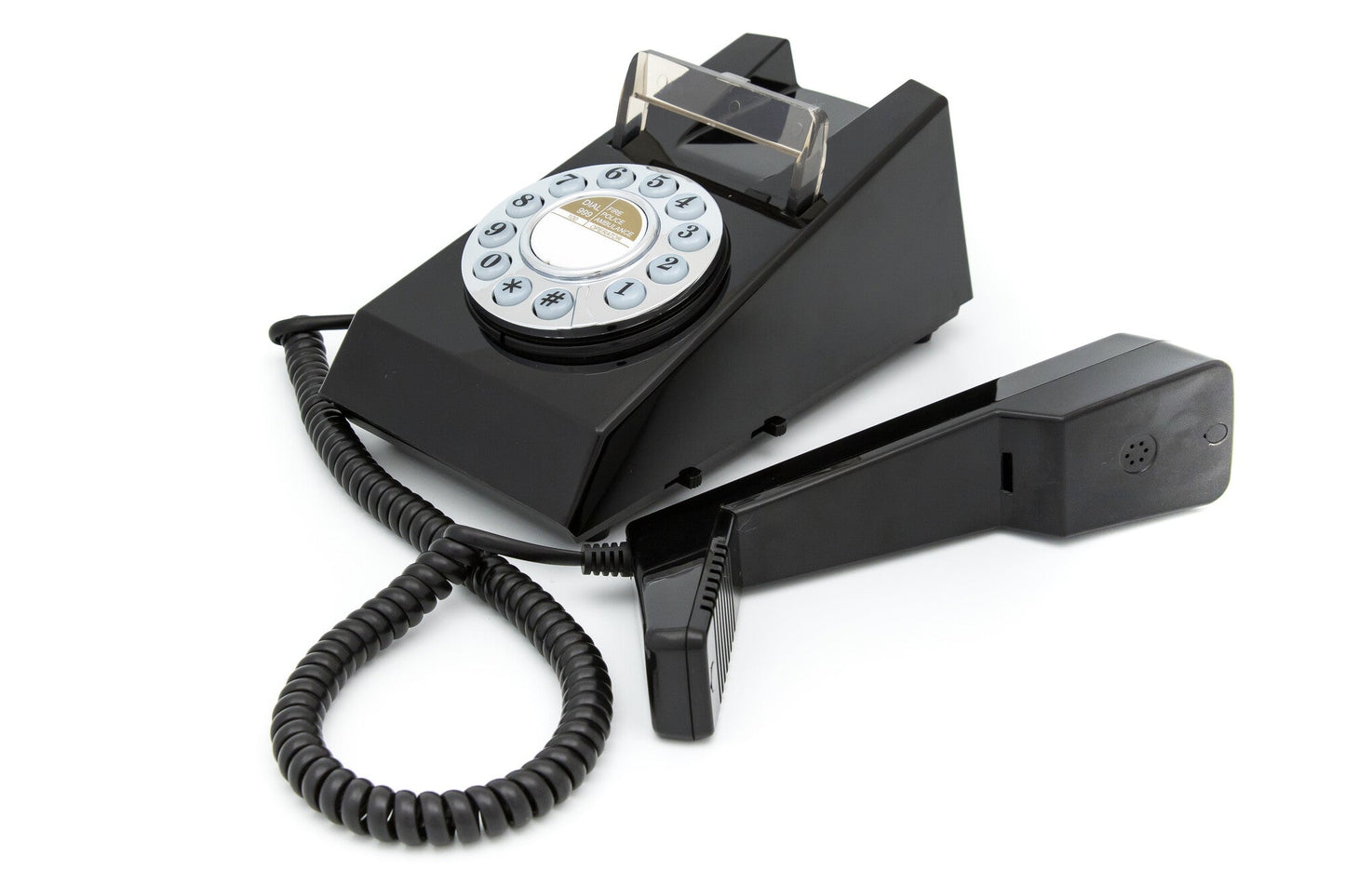 GPO Retro Trim Phone Push Button - Black