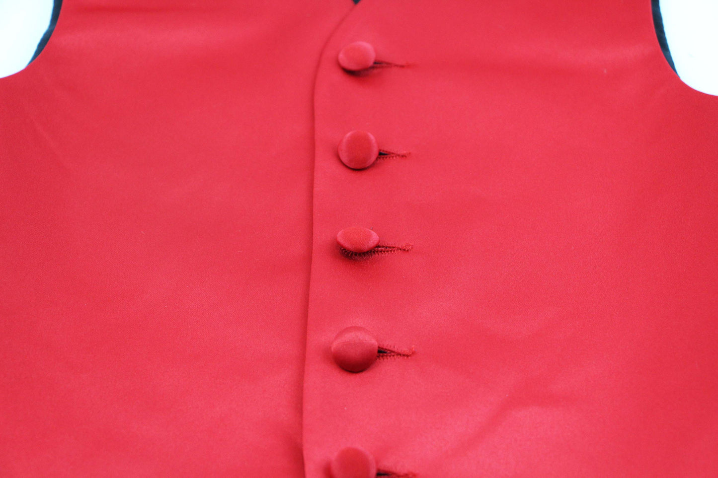 Red Boys Junior Vest Adjustable Waistcoat