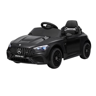 Ride On Car Licensed Mercedes Benz AMGC63 Kids Electric Car 12V Music Black