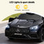 Ride On Car Licensed Mercedes Benz AMGC63 Kids Electric Car 12V Music Black