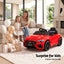 Ride On Car Licensed Mercedes Benz AMGC63 Kids Electric Car 12V Music Red