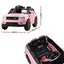 Rigo Kids Electric Ride On Car Black Pink Ride-On Toy with Remote Control