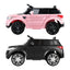 Rigo Kids Electric Ride On Car Black Pink Ride-On Toy with Remote Control