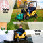 Rigo Kids Electric Ride On Car Forklift Loader Toys Cars Horn Remote 12V Yellow