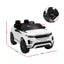 Rigo Ride On Car Kids Electric Ride On Cars Land Rover Licensed 12V White