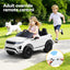 Rigo Ride On Car Kids Electric Ride On Cars Land Rover Licensed 12V White