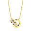 Rings on time gold necklace – Tarnish Proof Jewellery