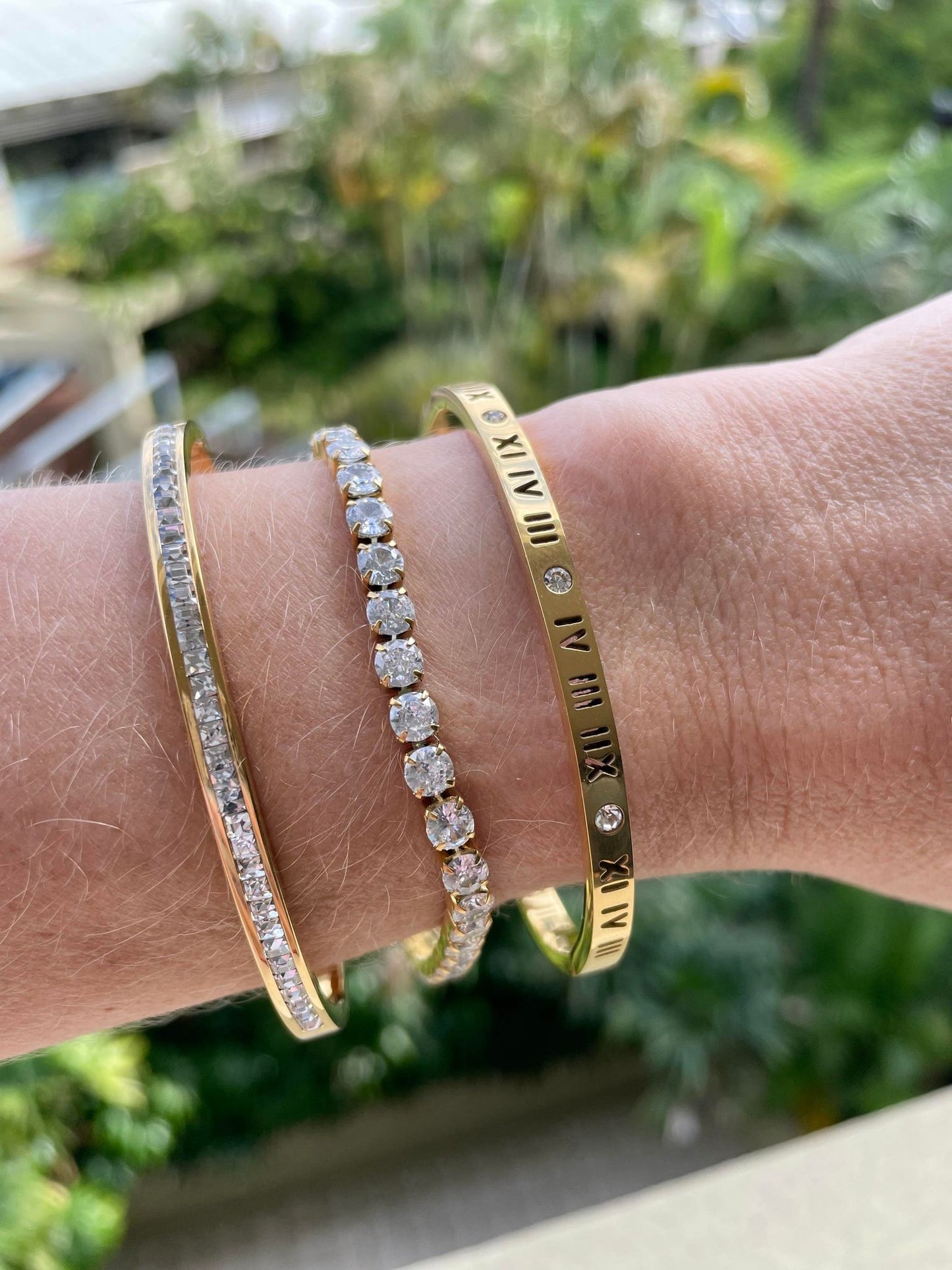 Roman numeral bangle – Tarnish Proof Jewellery