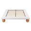 RoomSense Queen 26cm Firm Mattress Bundle with Beige Boucle Bed Frame