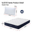 RoomSense Queen 30cm Medium Firm Latex Mattress Bundle with 2 Pillows