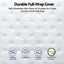 RoomSense Queen 34cm Medium Cooling Gel Mattress Bundle, Oatmeal Bed Frame