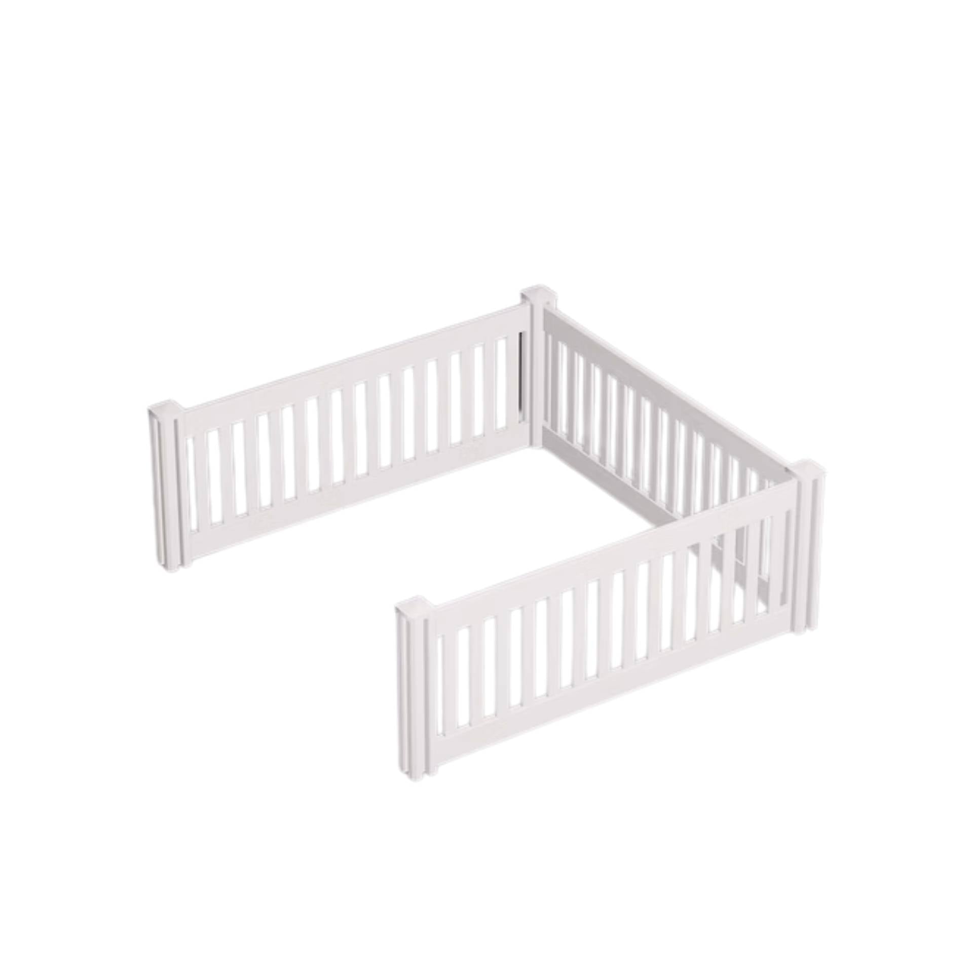 Rooster Farms 1.48m PVC Dog Play Pen Extension for Whelping Box 3 Side Enclosure