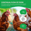 Rooster Farms 1.5Kg Automatic Chicken Feeder - Poultry Hen Feeding Seed Bucket