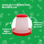 Rooster Farms 1.5Kg Automatic Chicken Feeder - Poultry Hen Feeding Seed Bucket