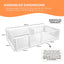 Rooster Farms 1.9m x 0.95m PVC Dog Whelping Box + Playpen Kit - Anti-Crush Rail