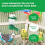 Rooster Farms Bird Cage Water Dispenser Drinker for Pet Parrot Budgie Aviary