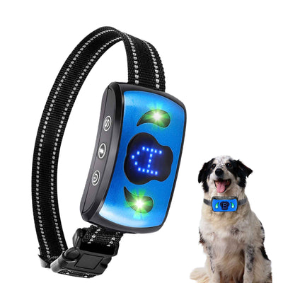 Rooster Farms Dog Bark Collar Vibration Tone Rechargeable Waterproof Trainer