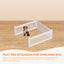Rooster Farms PVC Dog Play Pen Extension for Whelping Box - 95cm x 95cm x 48cm