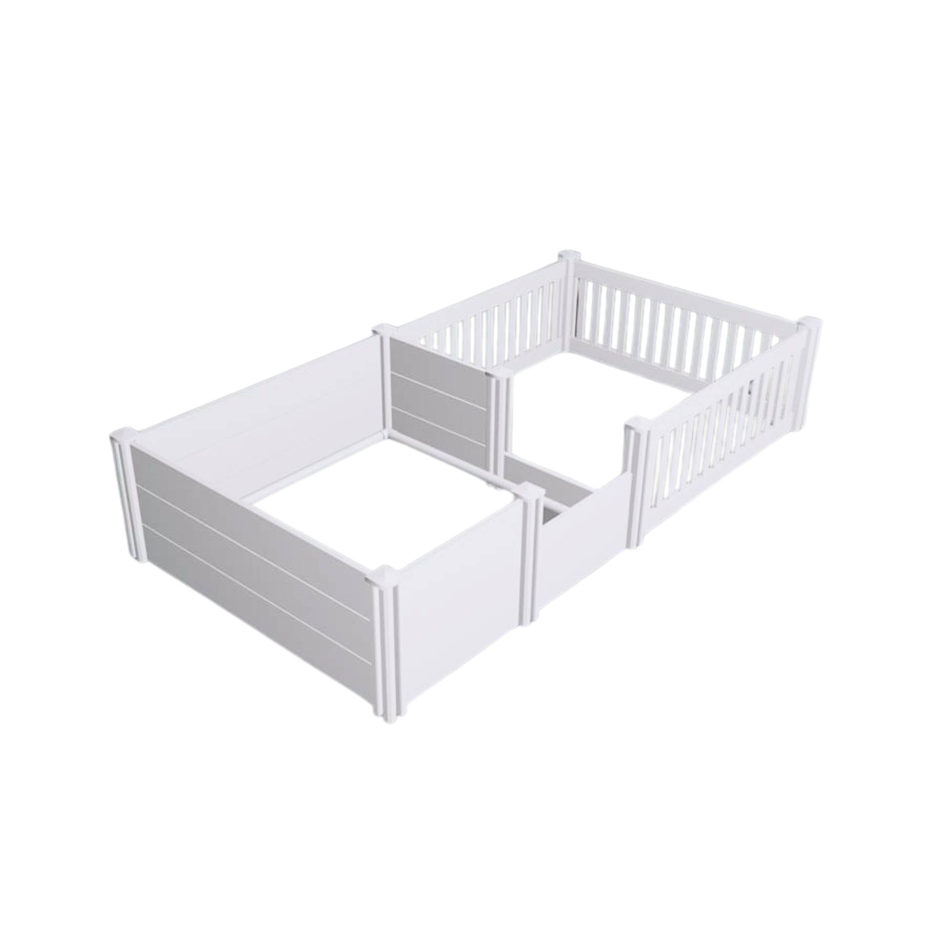 Rooster Farms PVC Dog Whelping Box + Play Pen 2.30m x 1.15m x 0.48m - Birthing Kit