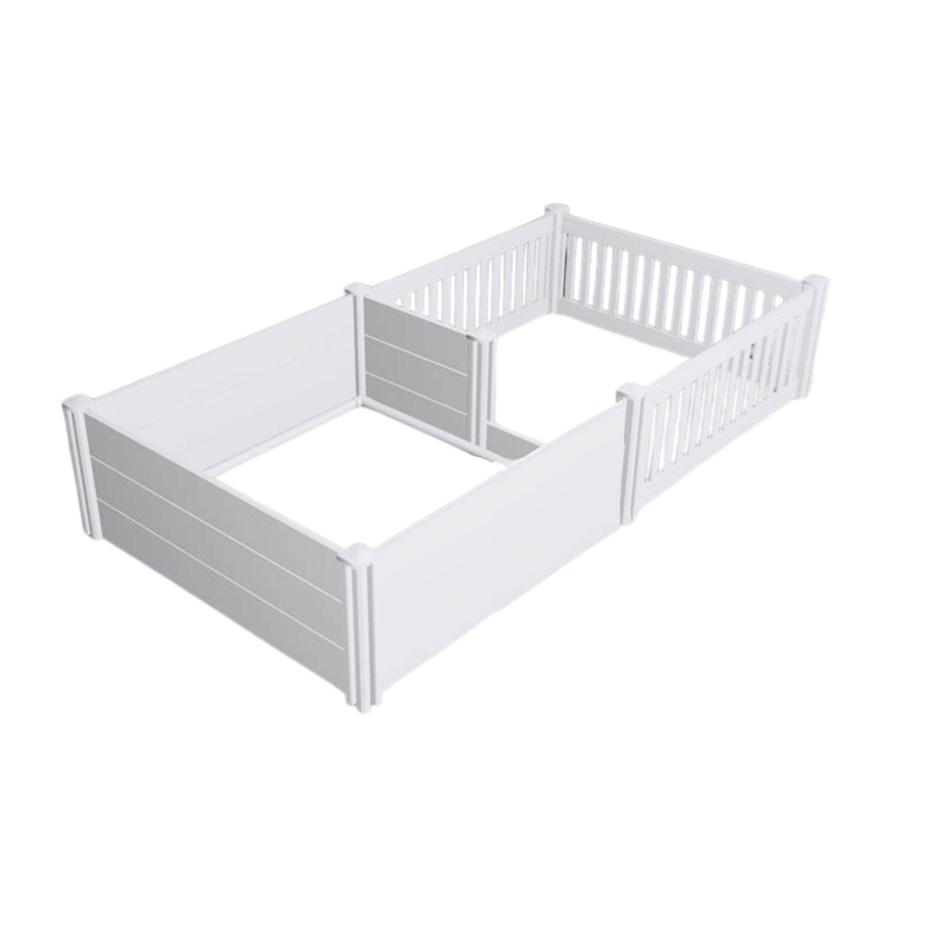 Rooster Farms PVC Dog Whelping Box + Play Pen 2.30m x 1.15m x 0.48m - Birthing Kit