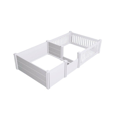 Rooster Farms PVC Dog Whelping Box + Play Pen 2.96m x 1.48m x 0.48m - Birthing Kit